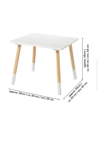 Mesa y 2 Sillas Infantiles. A estrenar