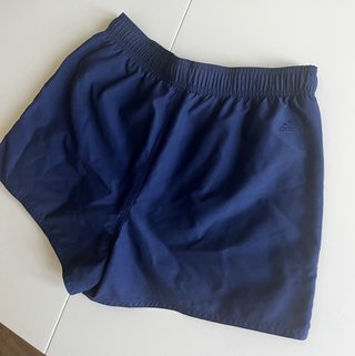 Adidas Sportswear Swim Shorts Navy Blue Logo Beach