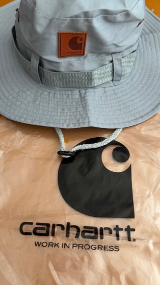 Gorro Carhartt gris estilo cowboy