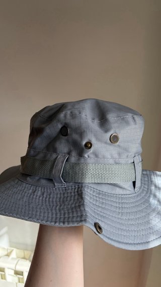 Gorro Carhartt gris estilo cowboy