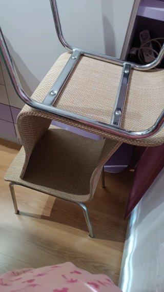 Juego de 2 Sillas Comedor/Cocina Beige
