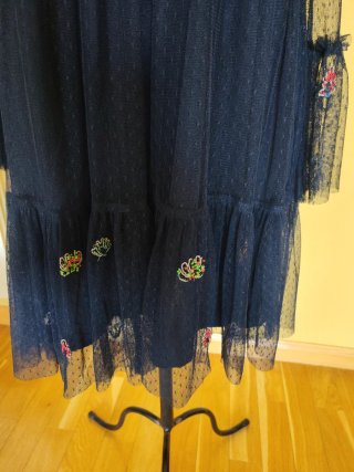 Vestido Zara azul marino Talla XS