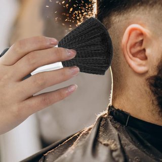 Set 3 Cepillos Barbería Negro