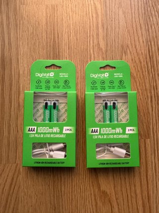 Pilas Litio Recargables con cable tipo C