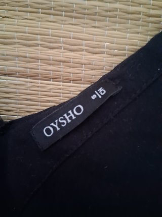 Camiseta Oysho Negra Talla S