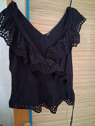 Camiseta Oysho Negra Talla S