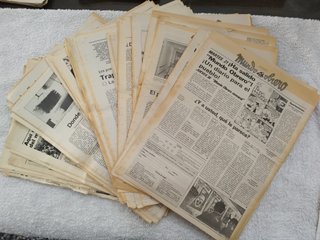Lote 42 números periódico Mundo Obrero año 1978
