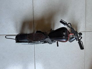 Moto Chopper Decorativa Metal