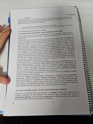 Cuadernillo 1°Bachillerato. Filosofía.
