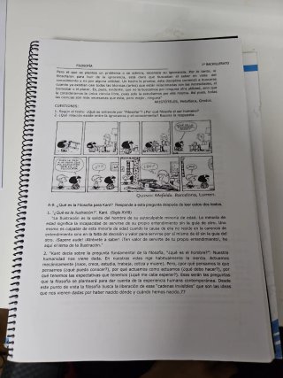 Cuadernillo 1°Bachillerato. Filosofía.