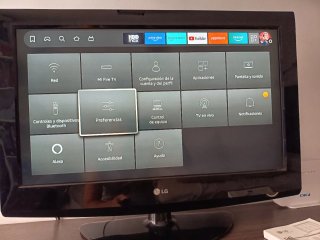 TV LG 32 pulgadas 32LF2510 y Fire TV stick