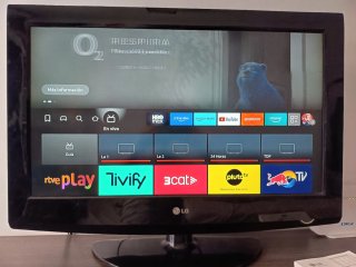 TV LG 32 pulgadas 32LF2510 y Fire TV stick