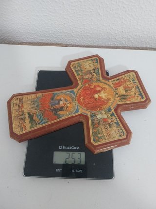 Cruz de Madera Iconos Santísima Trinidad