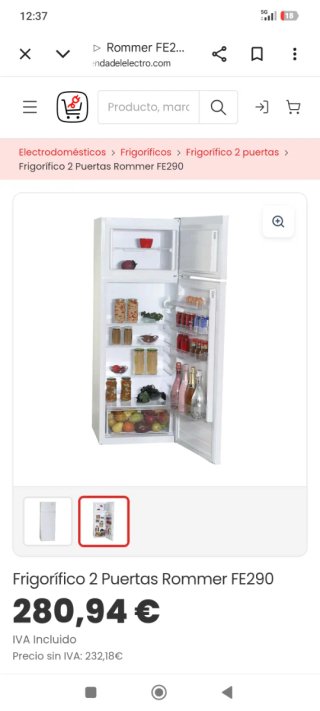 Nevera Rommer mediana