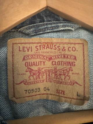 Chaqueta tejana Levi's modelo 70503 Talla L