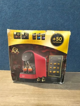 Cafetera de cápsulas Philips L'OR Barista Roja