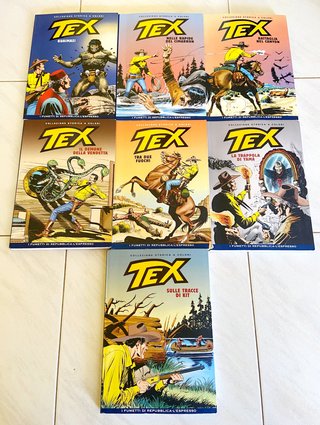 7 volumi fumetti Tex