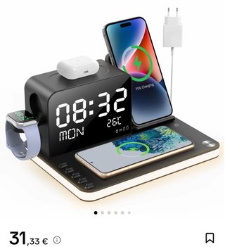 OFERTON!! Cargador 7 en 1 Inalámbrico