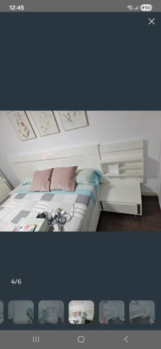 Dormitorio completo blanco