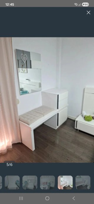 Dormitorio completo blanco