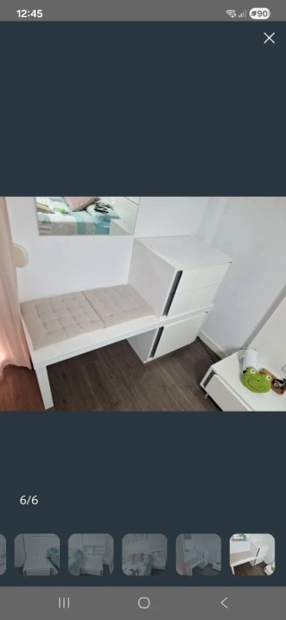 Dormitorio completo blanco