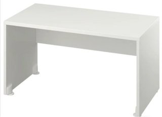 Mueble modular blanco: cajonera, armario y escrito