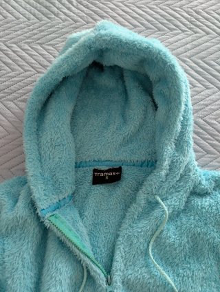 Bata chaqueta de TRAMAS Azul turquesa