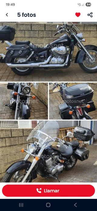Honda Shadow 750 Negra