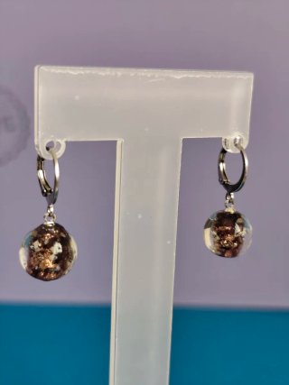Lote 9 PARES  Pendientes Murano Oro
