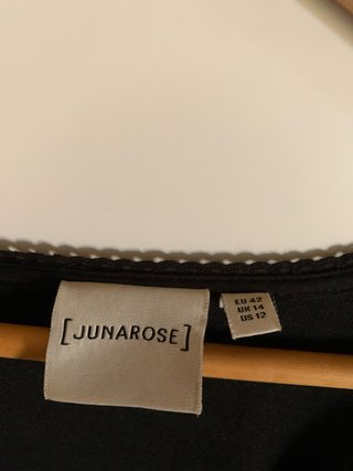 Vestido largo negro Junarose