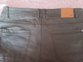 Pantalón hombre Mango verde
