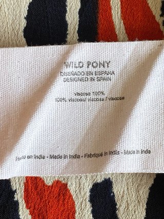 Vestido Wild Pony Viscosa Talla S