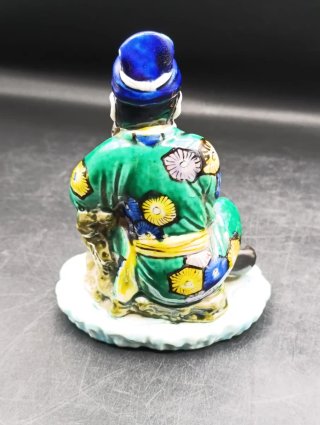 Pareja figuras japonesas porcelana