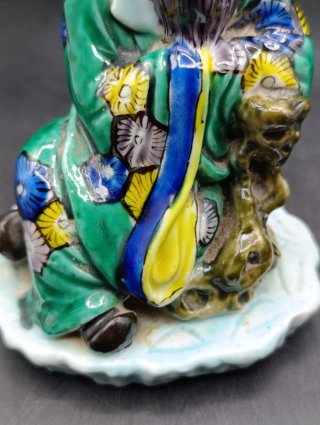 Pareja figuras japonesas porcelana