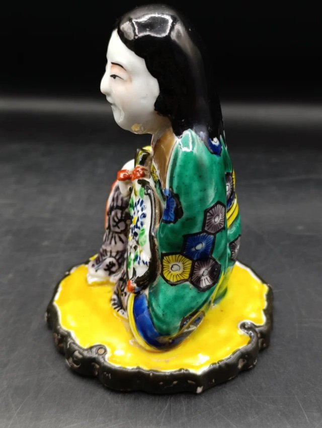Pareja figuras japonesas porcelana
