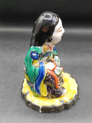 Pareja figuras japonesas porcelana