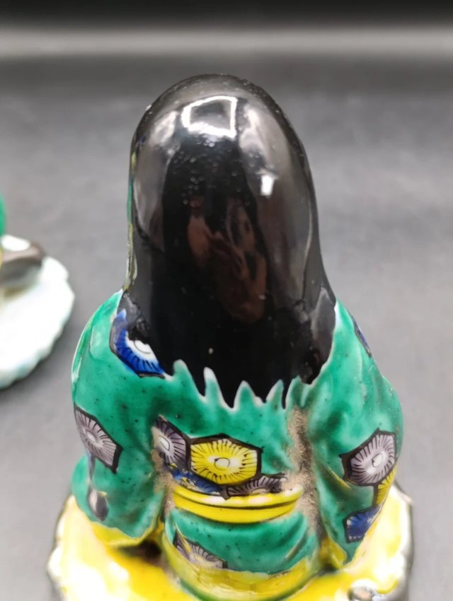 Pareja figuras japonesas porcelana