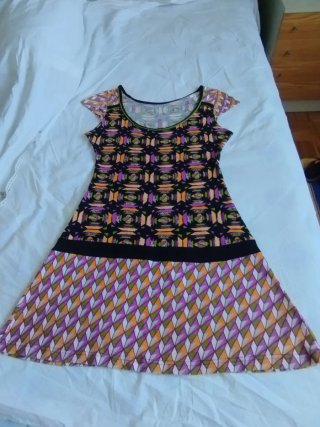 Vestido midi estampado
