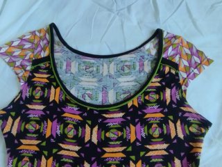 Vestido midi estampado