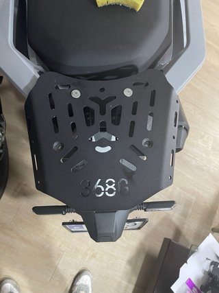 Maleta Moto 45L VEVOR Aluminio Negro