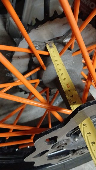 Llantas Supermotard KTM Naranja