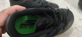 Botas de fútbol negras talla 28