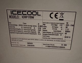 Nevera Icecool 60cm