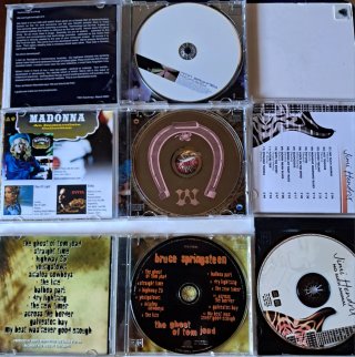 Cds Madonna, Springsteen, Hendrix, Prophesy