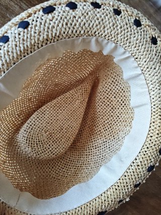 Sombrero de paja veraniego