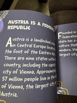 Austria - a fact book about Austria for children