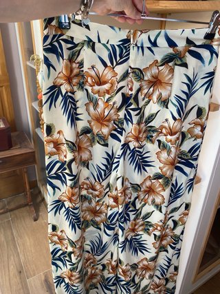 Conjunto Top y Pantalón Estampado Floral