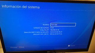 PS4 Fat 1TB • Versión de Software 9.