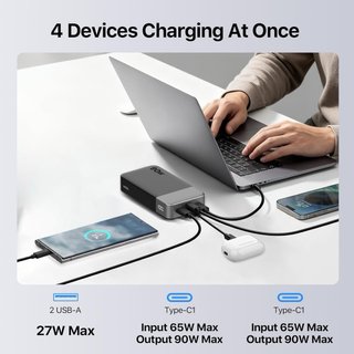 NUEVO! Power Bank 90W 20000mAh + 2 Cables