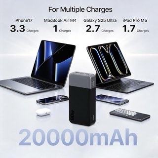 NUEVO! Power Bank 90W 20000mAh + 2 Cables